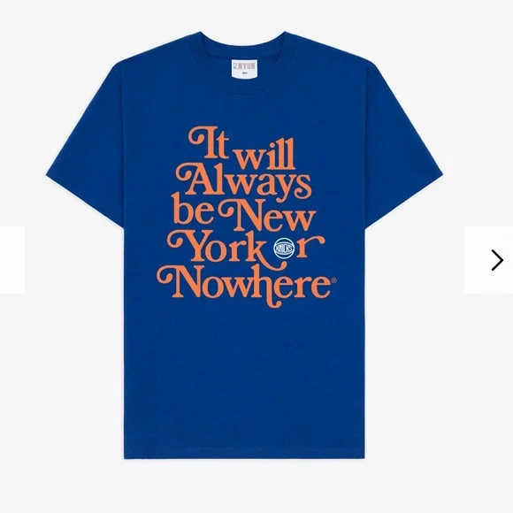 New York Or Nowhere Knicks Shirt Small NBW - Picture 1 of 8